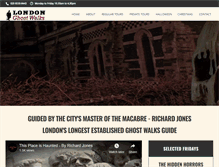 Tablet Screenshot of london-ghost-tour.com